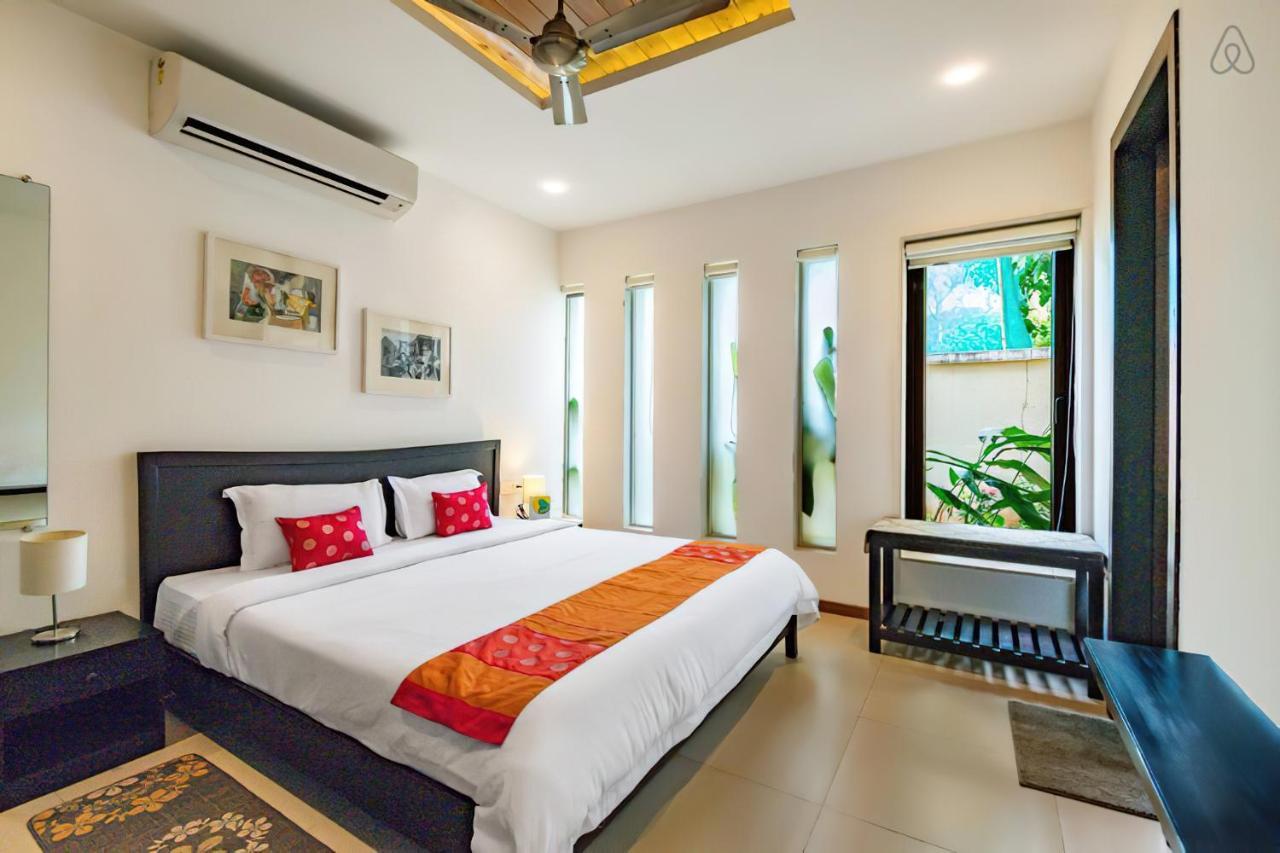 Ochre Villa- Luxury Property In Assagaon / Vagator Exterior foto