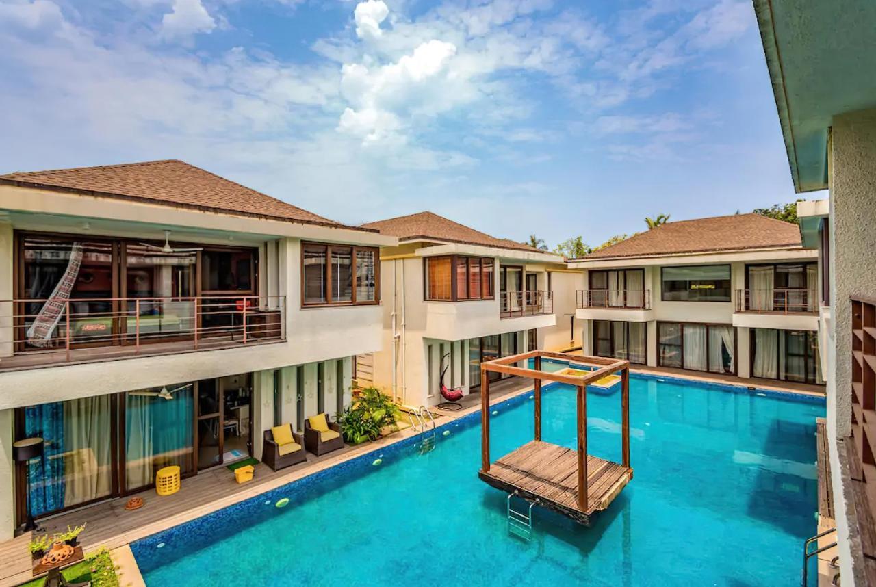 Ochre Villa- Luxury Property In Assagaon / Vagator Exterior foto